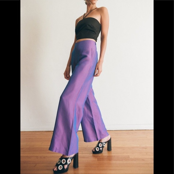 🌾 Le Château iridescent pants - Picture 1 of 9